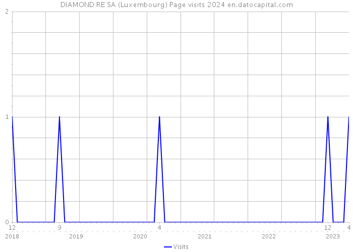 DIAMOND RE SA (Luxembourg) Page visits 2024 