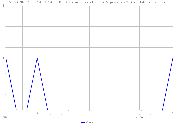 MENARINI INTERNATIONALE HOLDING SA (Luxembourg) Page visits 2024 