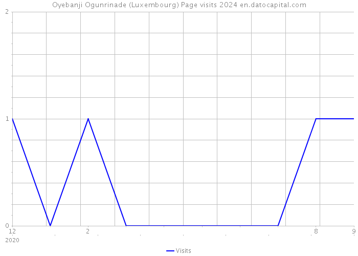 Oyebanji Ogunrinade (Luxembourg) Page visits 2024 