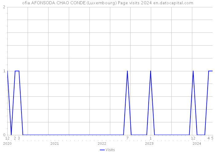 ofia AFONSODA CHAO CONDE (Luxembourg) Page visits 2024 