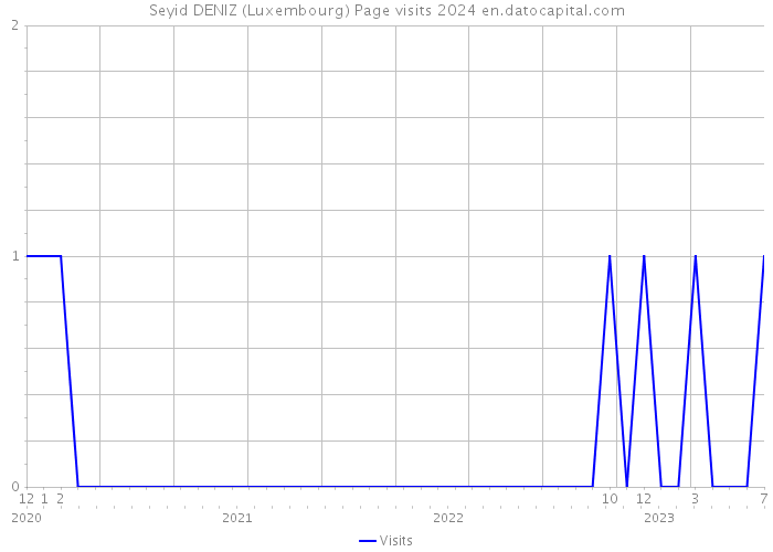 Seyid DENIZ (Luxembourg) Page visits 2024 