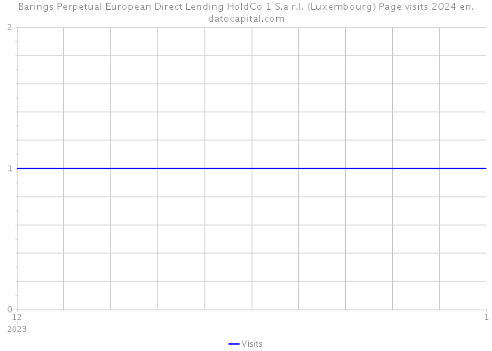 Barings Perpetual European Direct Lending HoldCo 1 S.a r.l. (Luxembourg) Page visits 2024 