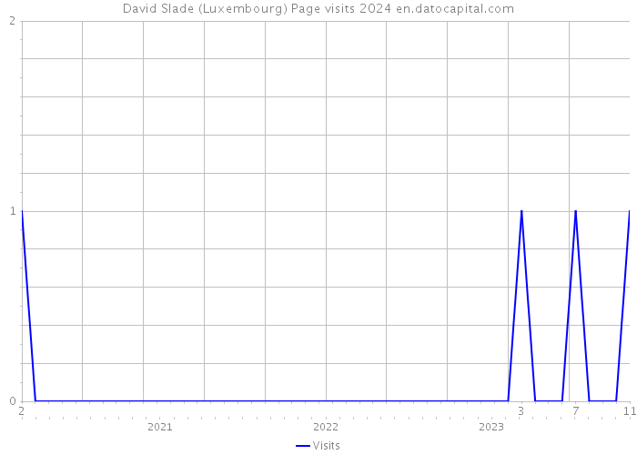 David Slade (Luxembourg) Page visits 2024 