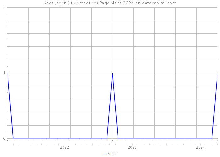 Kees Jager (Luxembourg) Page visits 2024 