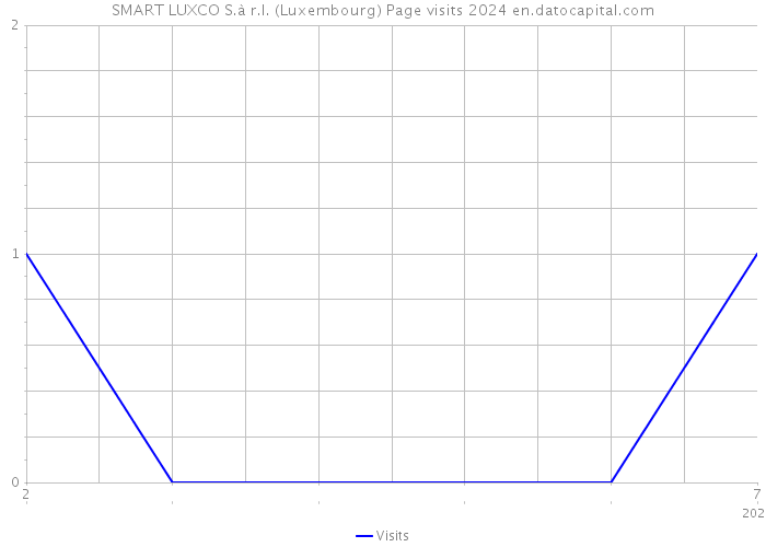 SMART LUXCO S.à r.l. (Luxembourg) Page visits 2024 