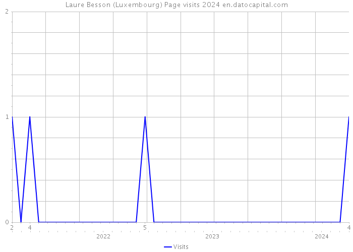Laure Besson (Luxembourg) Page visits 2024 