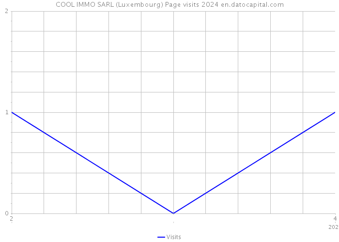 COOL IMMO SARL (Luxembourg) Page visits 2024 