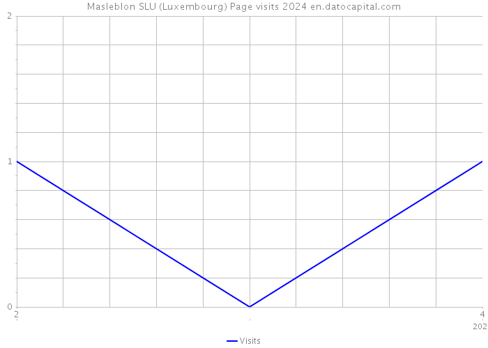 Masleblon SLU (Luxembourg) Page visits 2024 