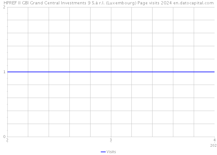 HPREF II GBI Grand Central Investments 9 S.à r.l. (Luxembourg) Page visits 2024 