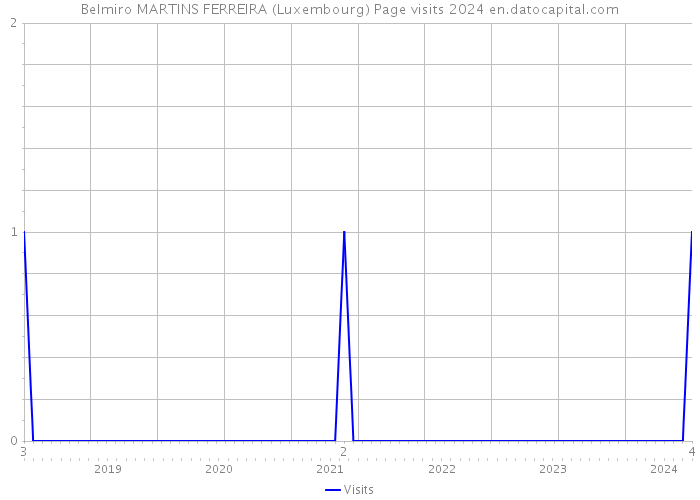 Belmiro MARTINS FERREIRA (Luxembourg) Page visits 2024 