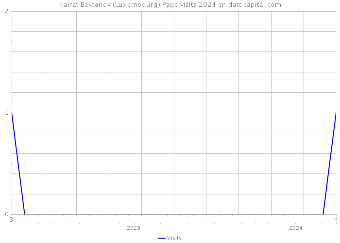 Kairat Bektanov (Luxembourg) Page visits 2024 