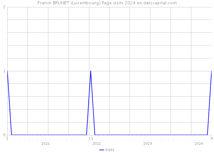 Franck BRUNET (Luxembourg) Page visits 2024 