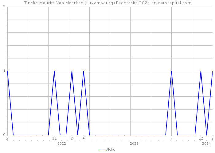 Tineke Maurits Van Maerken (Luxembourg) Page visits 2024 