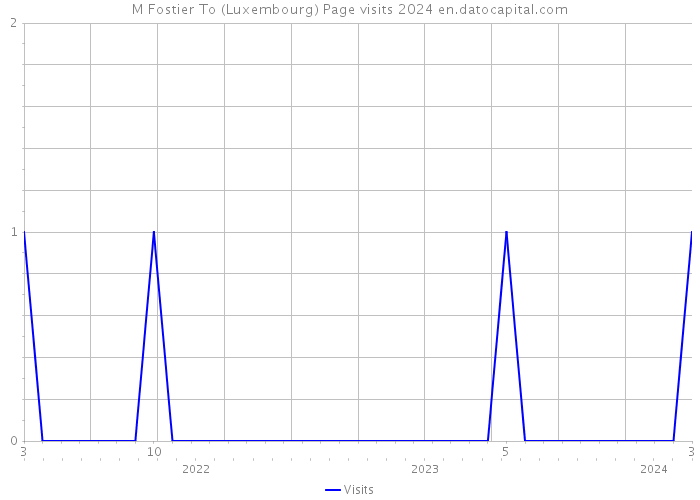 M Fostier To (Luxembourg) Page visits 2024 