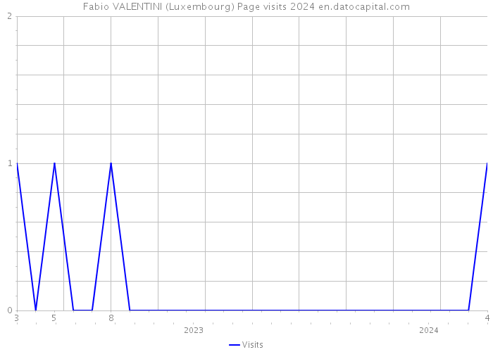 Fabio VALENTINI (Luxembourg) Page visits 2024 