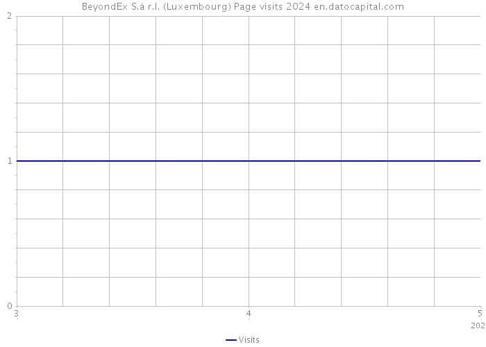 BeyondEx S.à r.l. (Luxembourg) Page visits 2024 