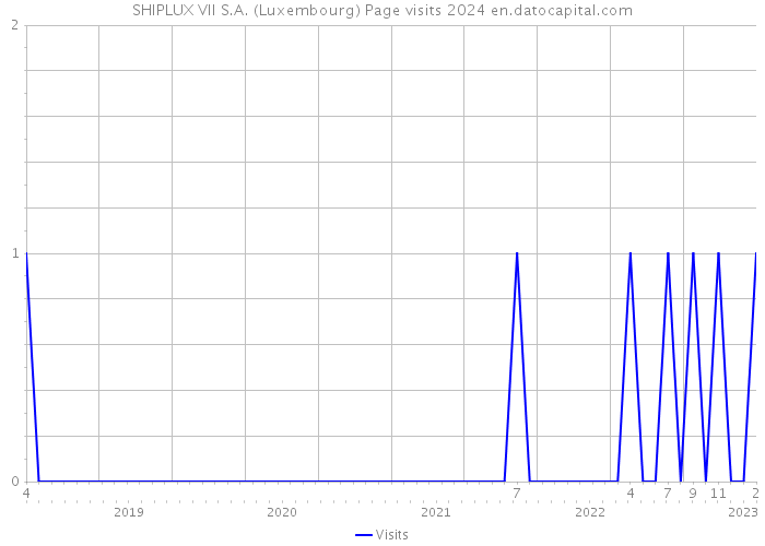 SHIPLUX VII S.A. (Luxembourg) Page visits 2024 