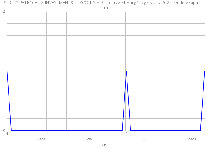 SPRING PETROLEUM INVESTMENTS LUXCO 1 S.A R.L. (Luxembourg) Page visits 2024 