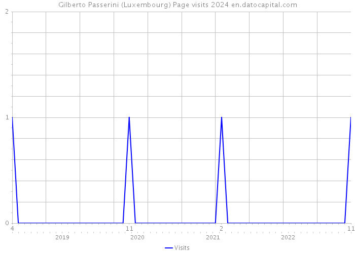 Gilberto Passerini (Luxembourg) Page visits 2024 