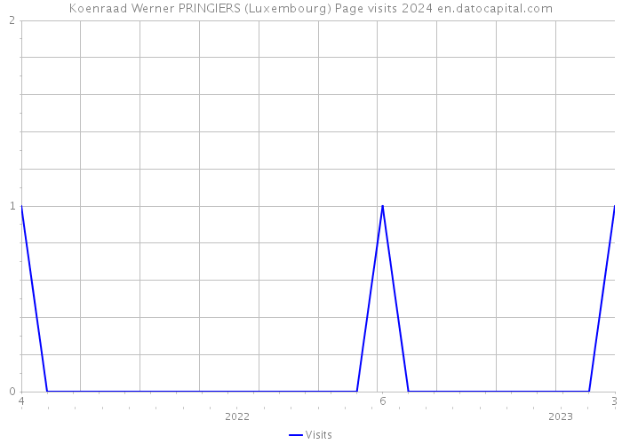 Koenraad Werner PRINGIERS (Luxembourg) Page visits 2024 