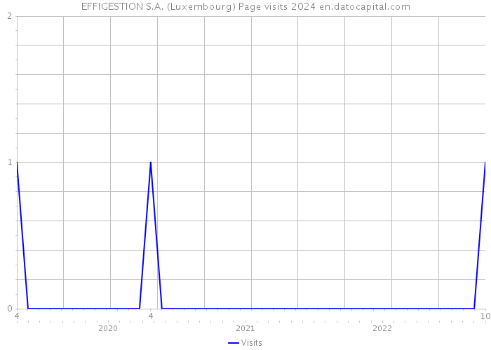 EFFIGESTION S.A. (Luxembourg) Page visits 2024 
