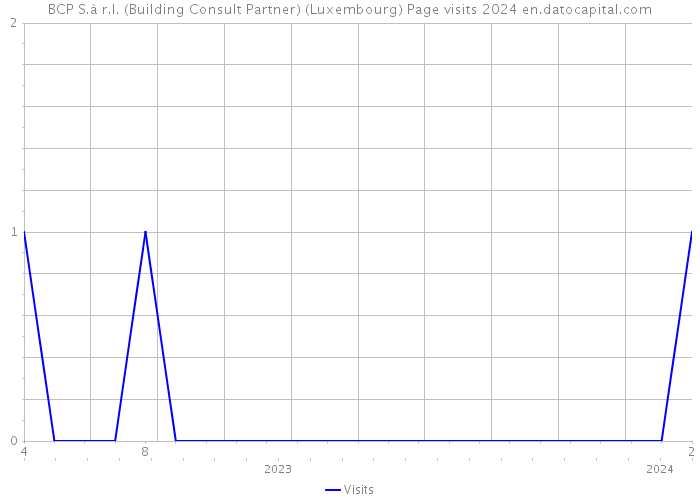 BCP S.à r.l. (Building Consult Partner) (Luxembourg) Page visits 2024 