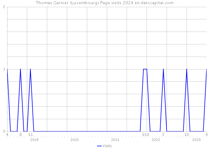 Thomas Garnier (Luxembourg) Page visits 2024 
