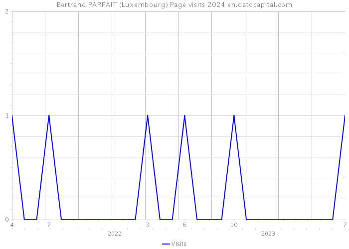 Bertrand PARFAIT (Luxembourg) Page visits 2024 