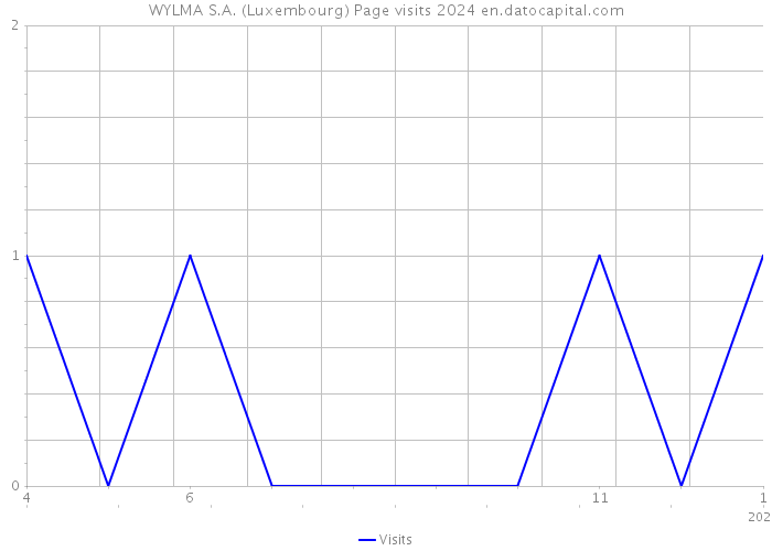 WYLMA S.A. (Luxembourg) Page visits 2024 