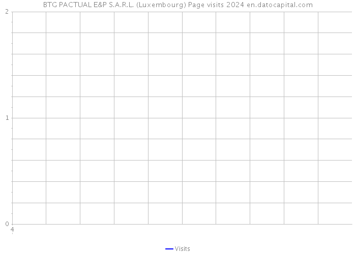BTG PACTUAL E&P S.A.R.L. (Luxembourg) Page visits 2024 