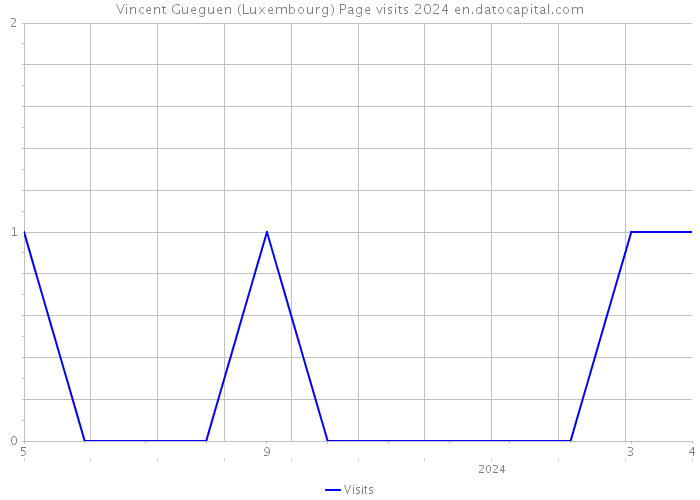 Vincent Gueguen (Luxembourg) Page visits 2024 