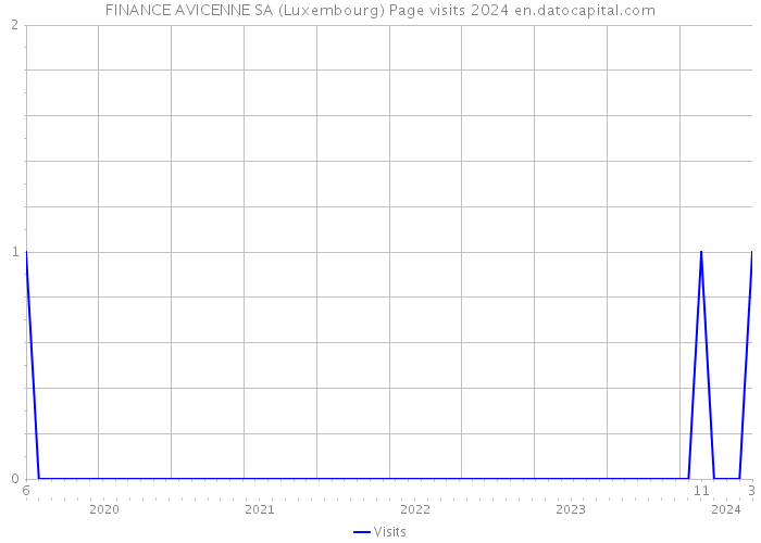 FINANCE AVICENNE SA (Luxembourg) Page visits 2024 