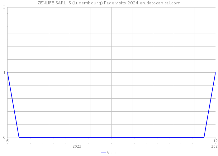 ZENLIFE SARL-S (Luxembourg) Page visits 2024 