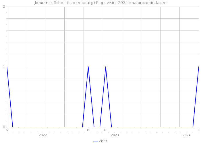 Johannes Scholl (Luxembourg) Page visits 2024 