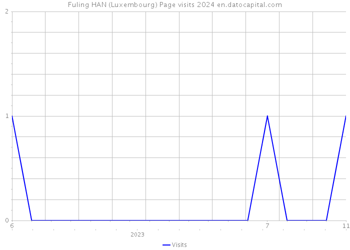 Fuling HAN (Luxembourg) Page visits 2024 