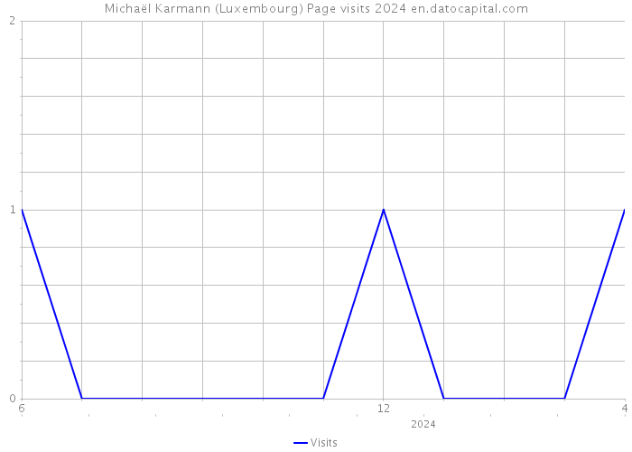 Michaël Karmann (Luxembourg) Page visits 2024 