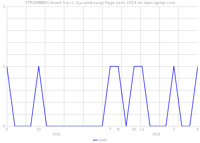 STROMBERG Invest S.à r.l. (Luxembourg) Page visits 2024 
