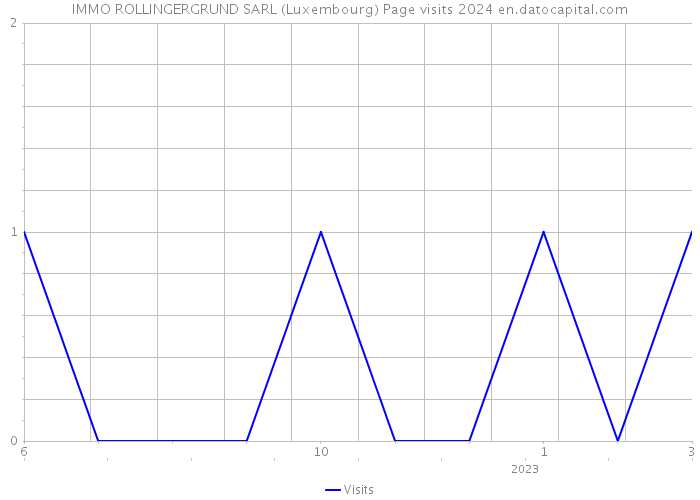 IMMO ROLLINGERGRUND SARL (Luxembourg) Page visits 2024 