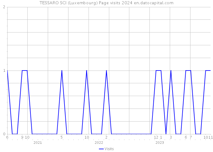 TESSARO SCI (Luxembourg) Page visits 2024 
