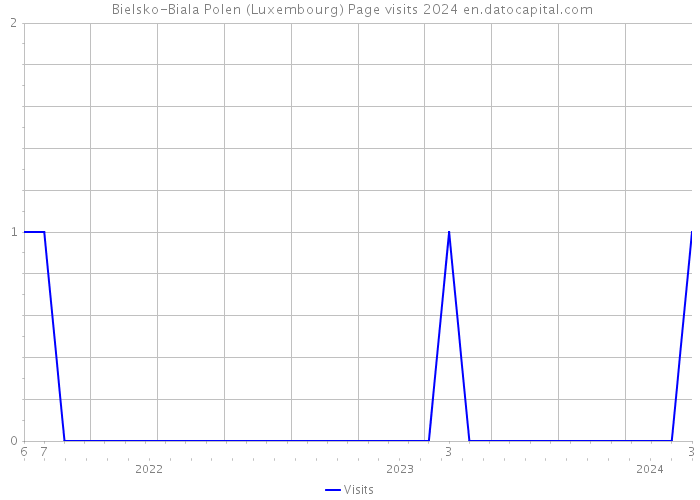  Bielsko-Biala Polen (Luxembourg) Page visits 2024 