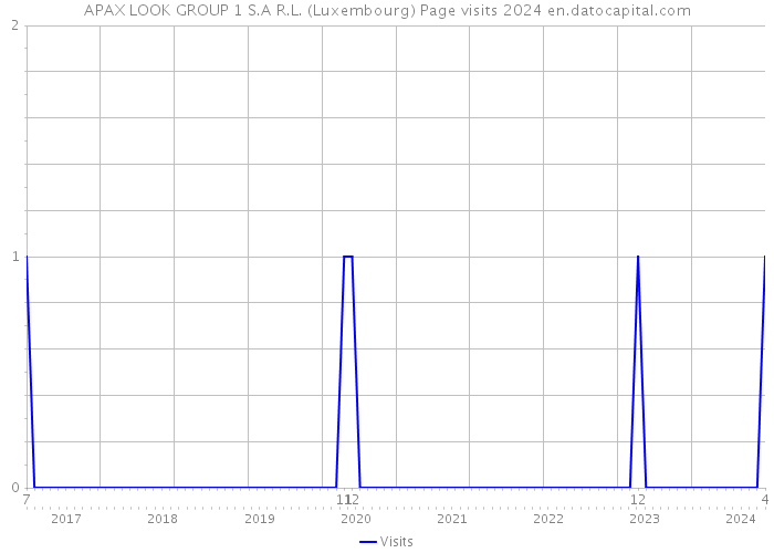 APAX LOOK GROUP 1 S.A R.L. (Luxembourg) Page visits 2024 