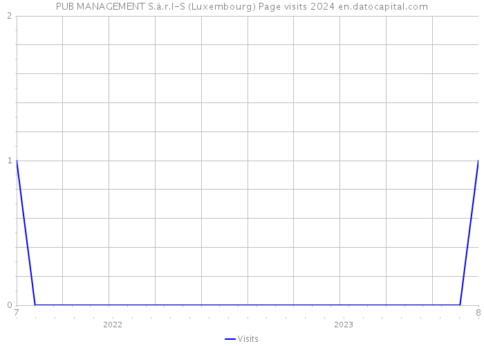 PUB MANAGEMENT S.à.r.l-S (Luxembourg) Page visits 2024 
