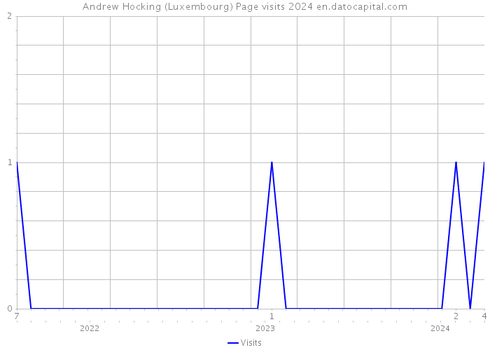 Andrew Hocking (Luxembourg) Page visits 2024 