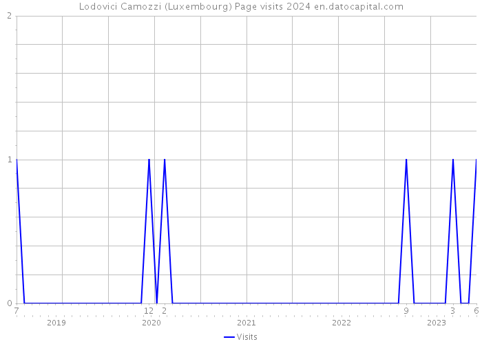 Lodovici Camozzi (Luxembourg) Page visits 2024 