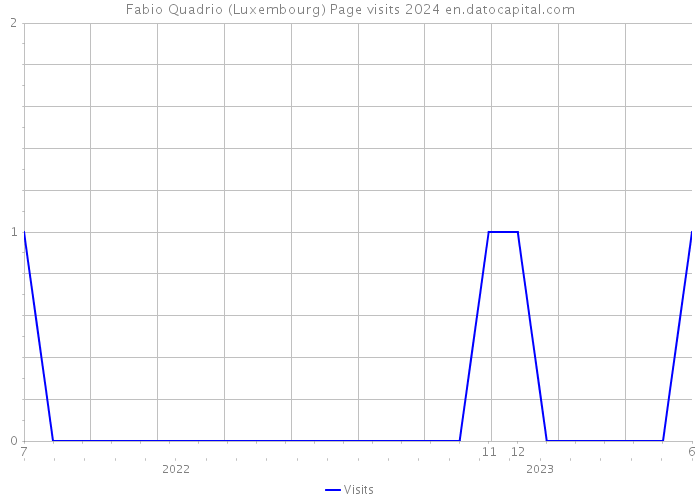 Fabio Quadrio (Luxembourg) Page visits 2024 