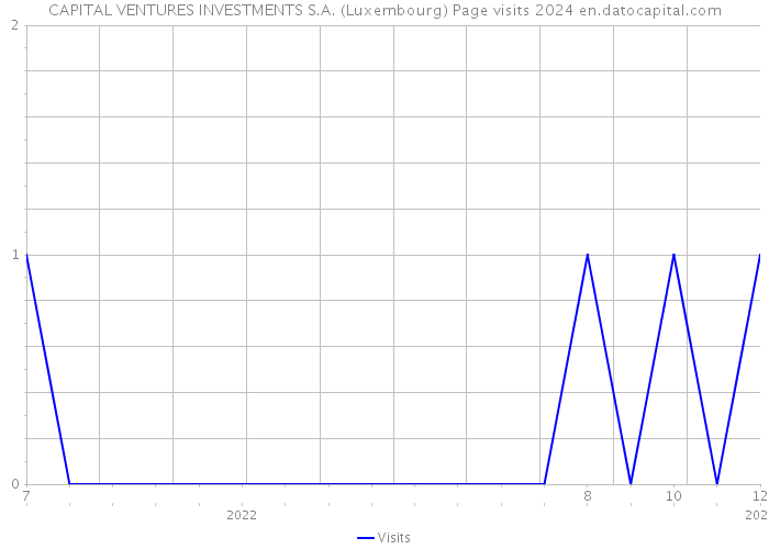 CAPITAL VENTURES INVESTMENTS S.A. (Luxembourg) Page visits 2024 