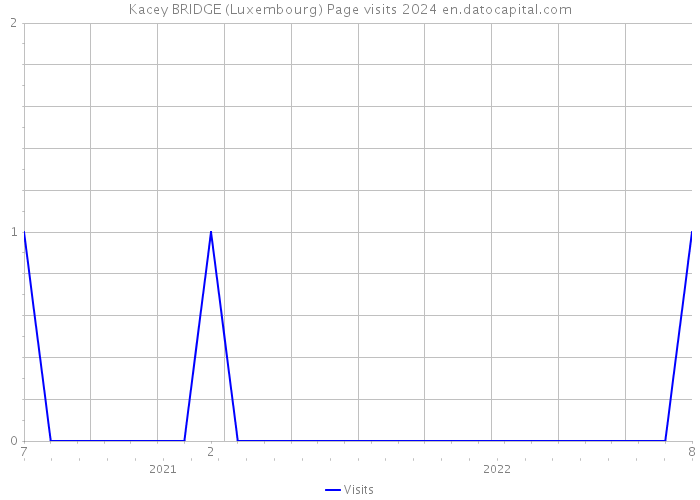 Kacey BRIDGE (Luxembourg) Page visits 2024 