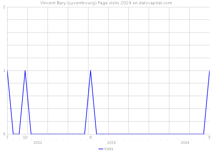 Vincent Bary (Luxembourg) Page visits 2024 