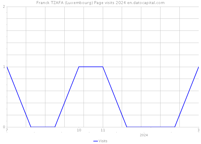 Franck TZAFA (Luxembourg) Page visits 2024 