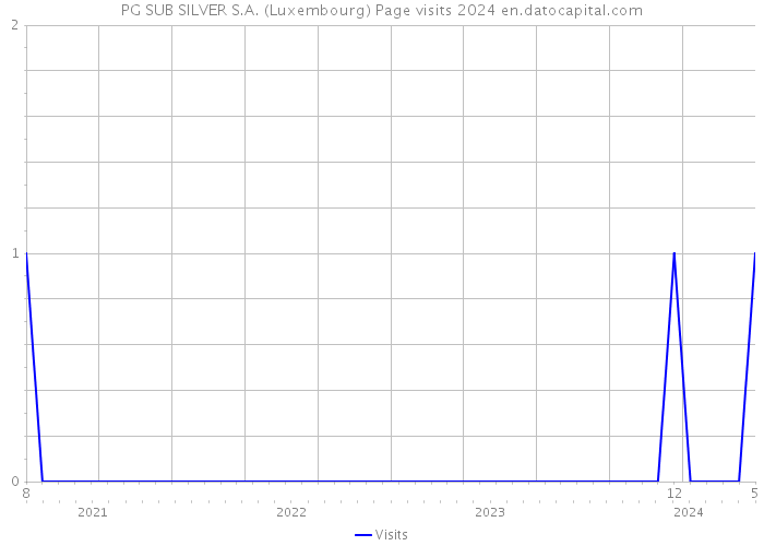 PG SUB SILVER S.A. (Luxembourg) Page visits 2024 
